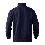 Alexander | Men's Cable Knit Sweater Quarter-Zip Pullover