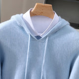 Sebastian | Men's Cashmere Hooded Pullover Knit Sweater