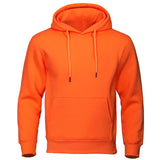Men's Casual Fleece Hoodie with Drawstring Hood and Kangaroo Pocket