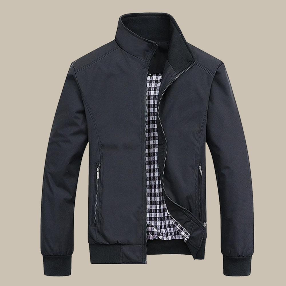 Men's Casual Windbreaker | Tommy Summer Jacket with Collar