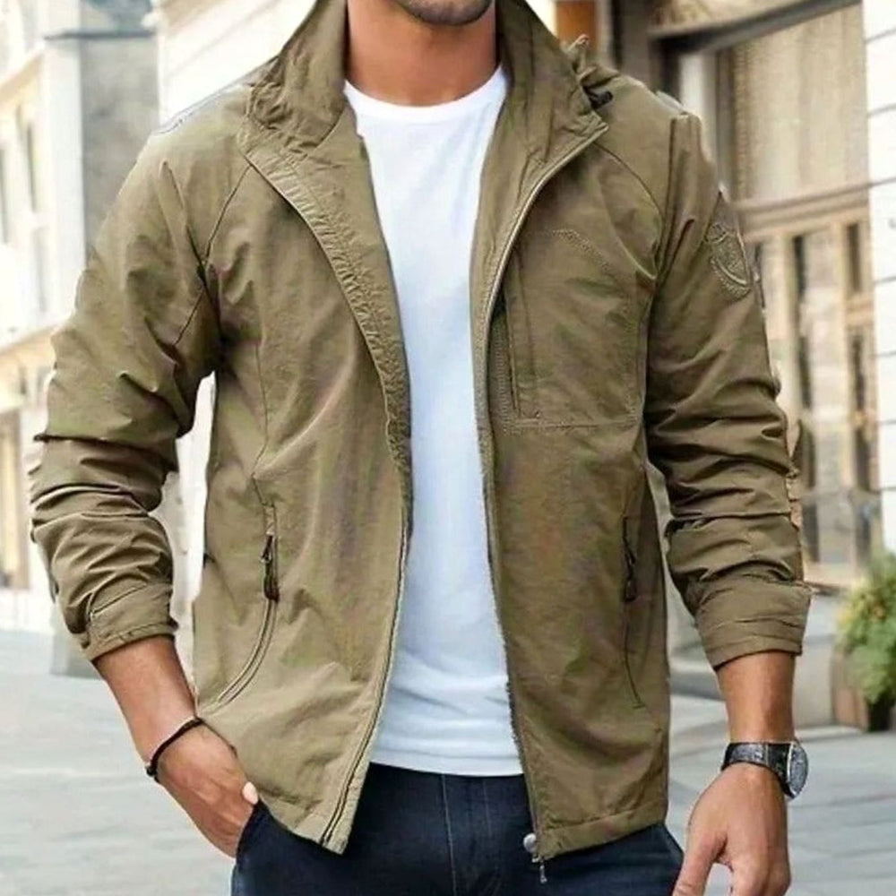 Elijah | Men's Casual Zip-Up Urban Street Jacket Long Sleeve