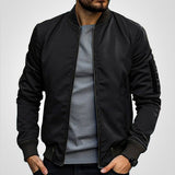 Sebastian | Men's Classic Slim-Fit Zip-Up Bomber Jacket