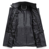 Caleb | Men's Double-Layer Wool Blend Single-Breasted Overcoat
