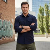 Mens Dress Shirt Button Up Casual Buttoned Collar