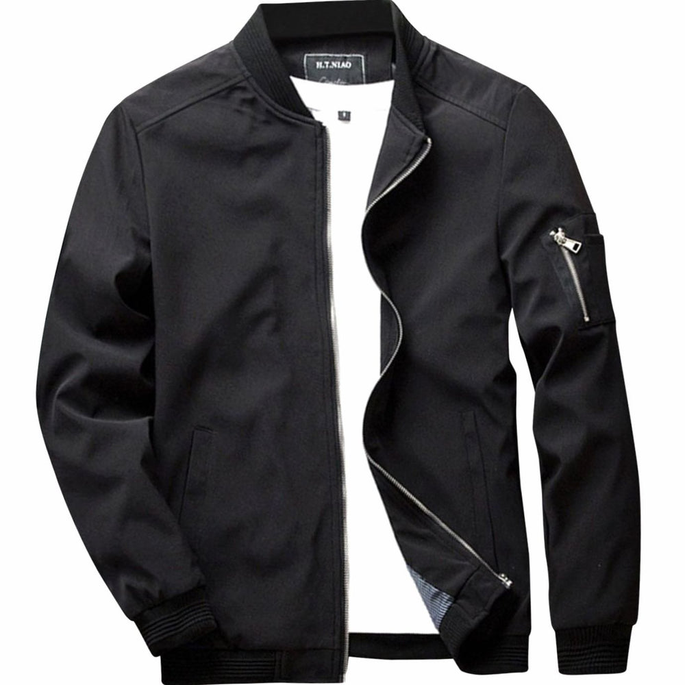 Jackson | Men's Full-Zip Bomber Front Jacket Ribbed-Collar Lightweight - 2