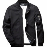 Jackson | Men's Full-Zip Bomber Front Jacket Ribbed-Collar Lightweight - 2