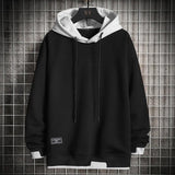 Men's Knit Hoodie with Drawcord Hood and Pouch Pocket
