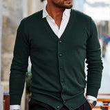 Men's Knitted Cardigan Button-Up | Casual Outerwear