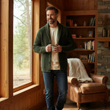 Men's Knitted Cardigan Shawl Collar | Layering
