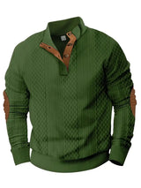 Men's Knitted Outdoor Sweater with Patches - Logan - 5