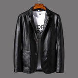 Men's Leather Blazer – Leonardo
