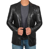 Men's Leather Blazer – Leonardo