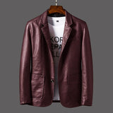 Men's Leather Blazer – Leonardo