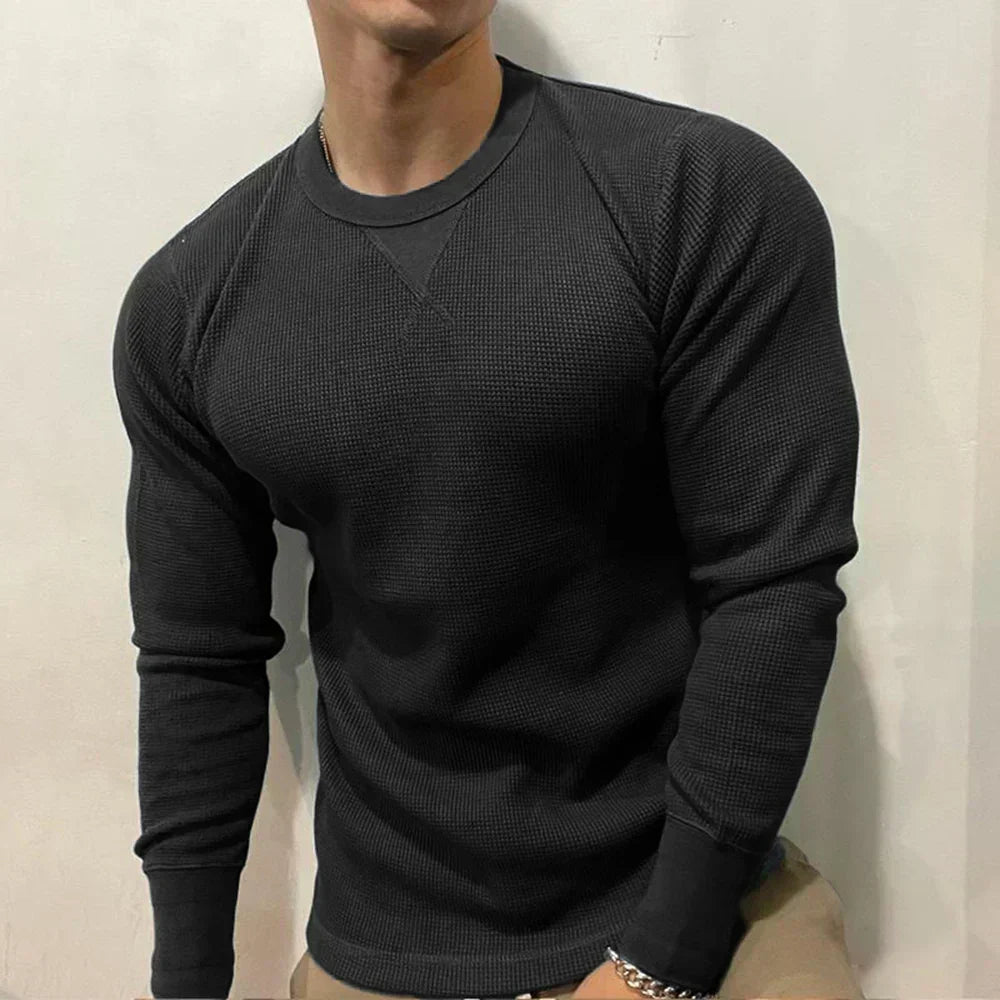 Men's Muscle Fit Autumn Sweater - Bravone