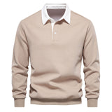 Men's Polo Sweater with Long Sleeves - Rafael