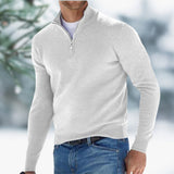 Aiden | Men's Quarter-Zip Soft Knit Sweater Pullover