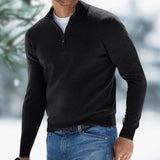 Aiden | Men's Quarter-Zip Soft Knit Sweater Pullover