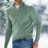 Aiden | Men's Quarter-Zip Soft Knit Sweater Pullover