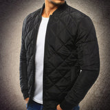 Caleb | Men's Quilted Lightweight Zip-Up Bomber Jacket
