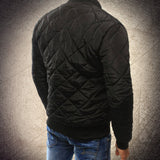 Caleb | Men's Quilted Lightweight Zip-Up Bomber Jacket