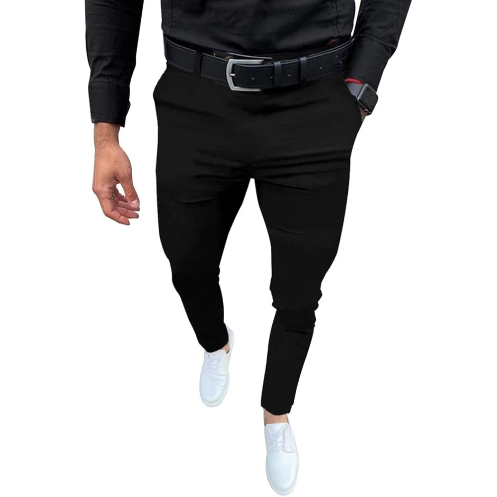 Men's Evert Slim Fit Stretch Trousers - Comfortable & Stylish Casual Pants