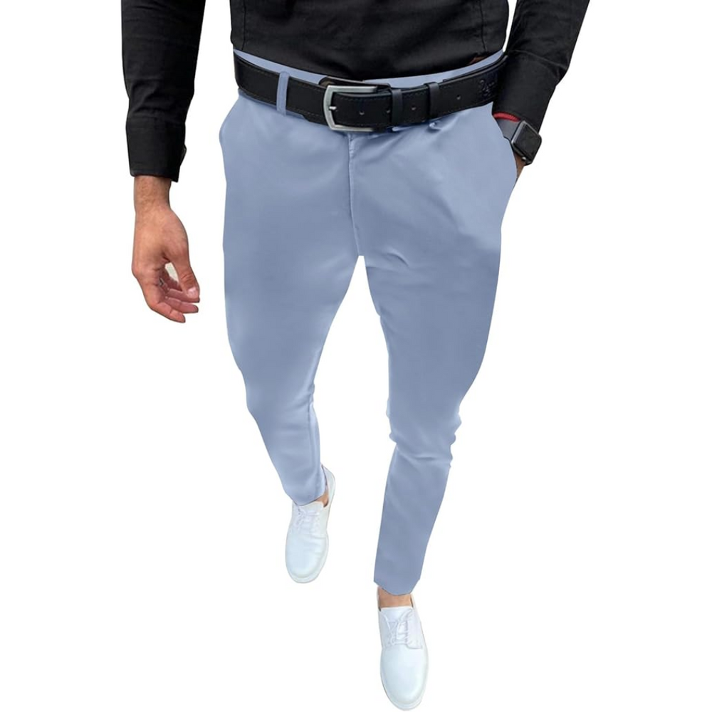 Men's Evert Slim Fit Stretch Trousers - Comfortable & Stylish Casual Pants
