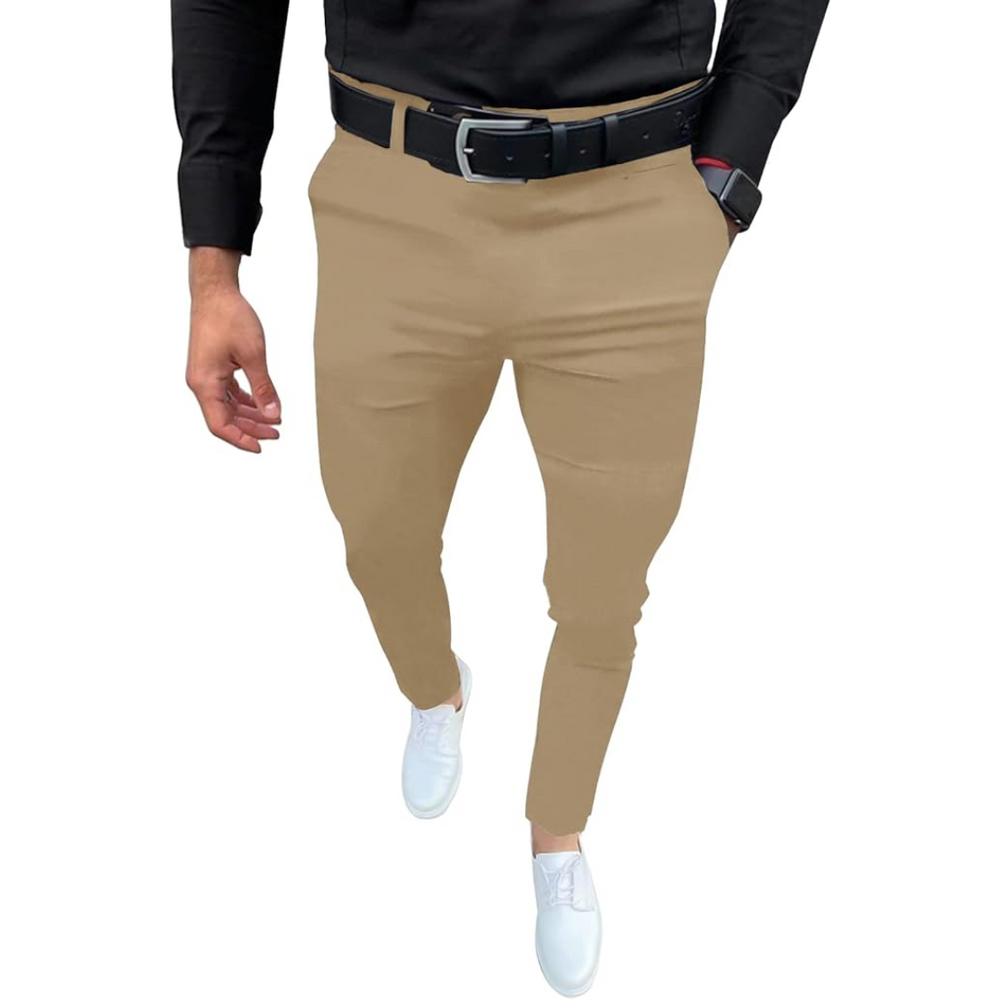 Men's Evert Slim Fit Stretch Trousers - Comfortable & Stylish Casual Pants
