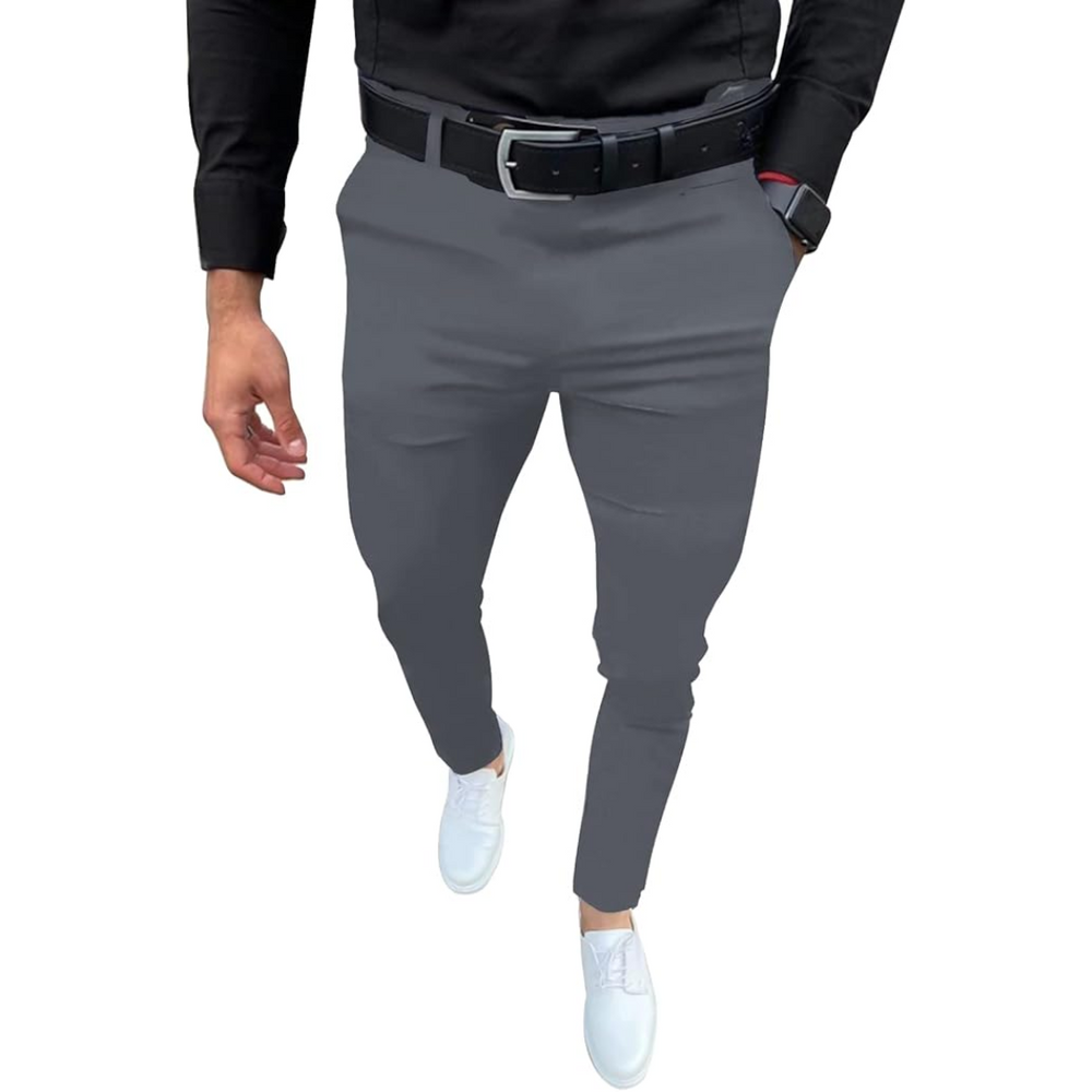Men's Evert Slim Fit Stretch Trousers - Comfortable & Stylish Casual Pants
