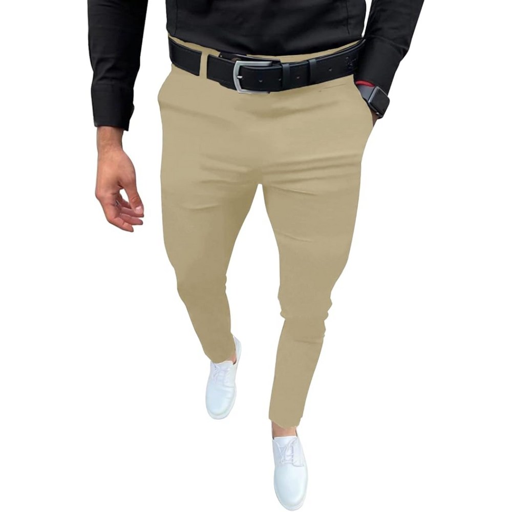 Men's Evert Slim Fit Stretch Trousers - Comfortable & Stylish Casual Pants