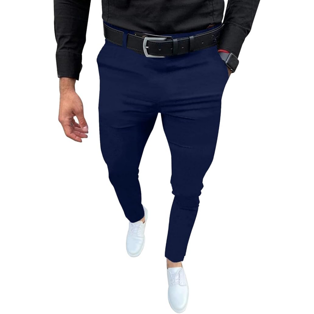 Men's Evert Slim Fit Stretch Trousers - Comfortable & Stylish Casual Pants