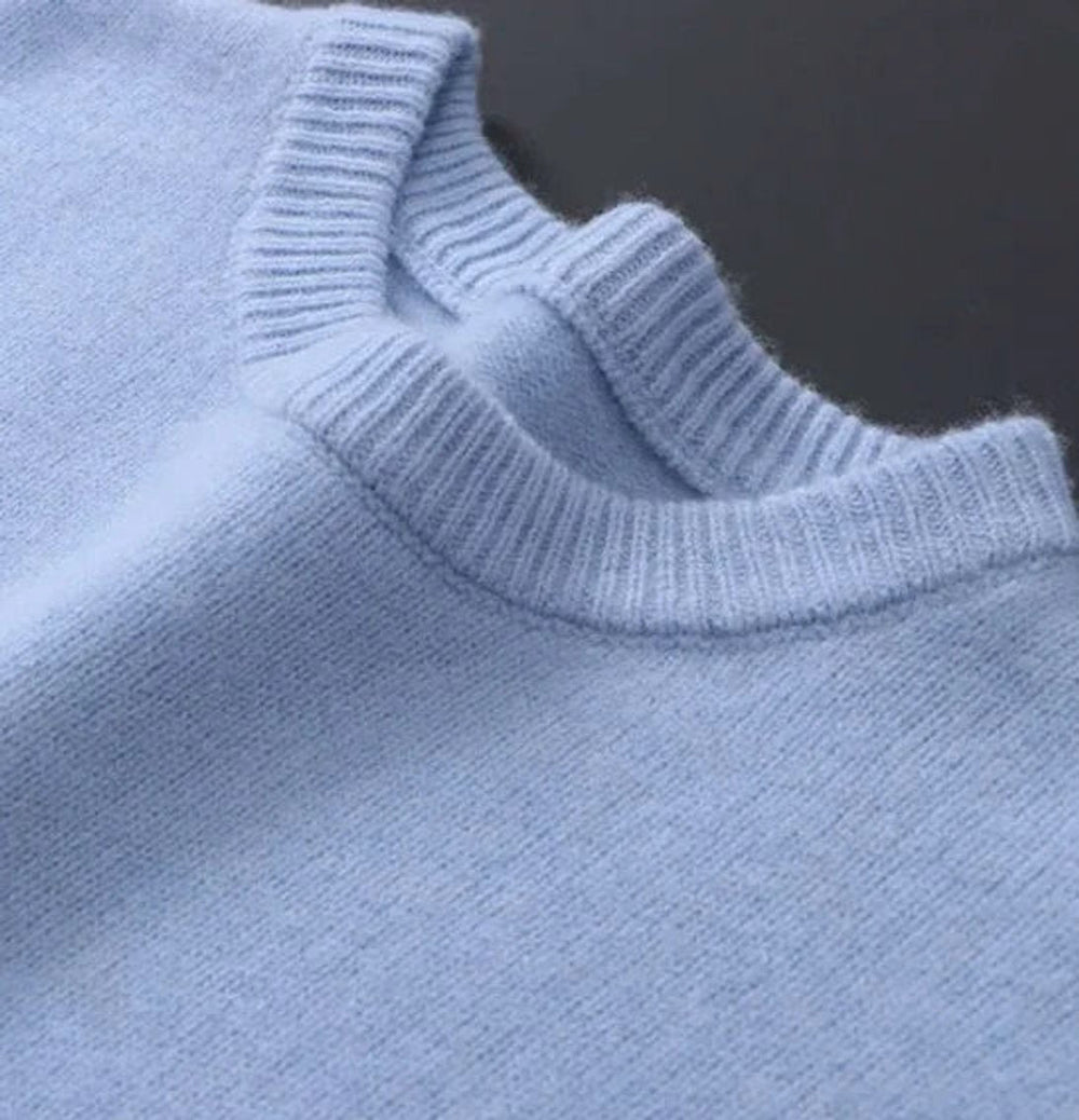 Alexander | Men's Soft Mohair Crewneck Knit Sweater Pullover