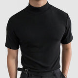Men's Stretch T-Shirt Short Sleeve Luxurious | Casual Wear
