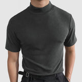 Men's Stretch T-Shirt Short Sleeve Luxurious | Casual Wear