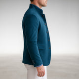 Owen | Men's Structured Mandarin-Collar Button-Front Blazer Jacket