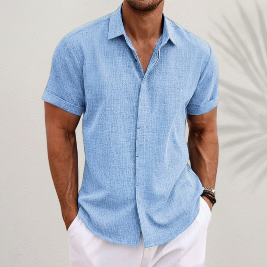 Men's Summer Shirt – Button-Up Design, Relaxed Fit & Everyday Wear
