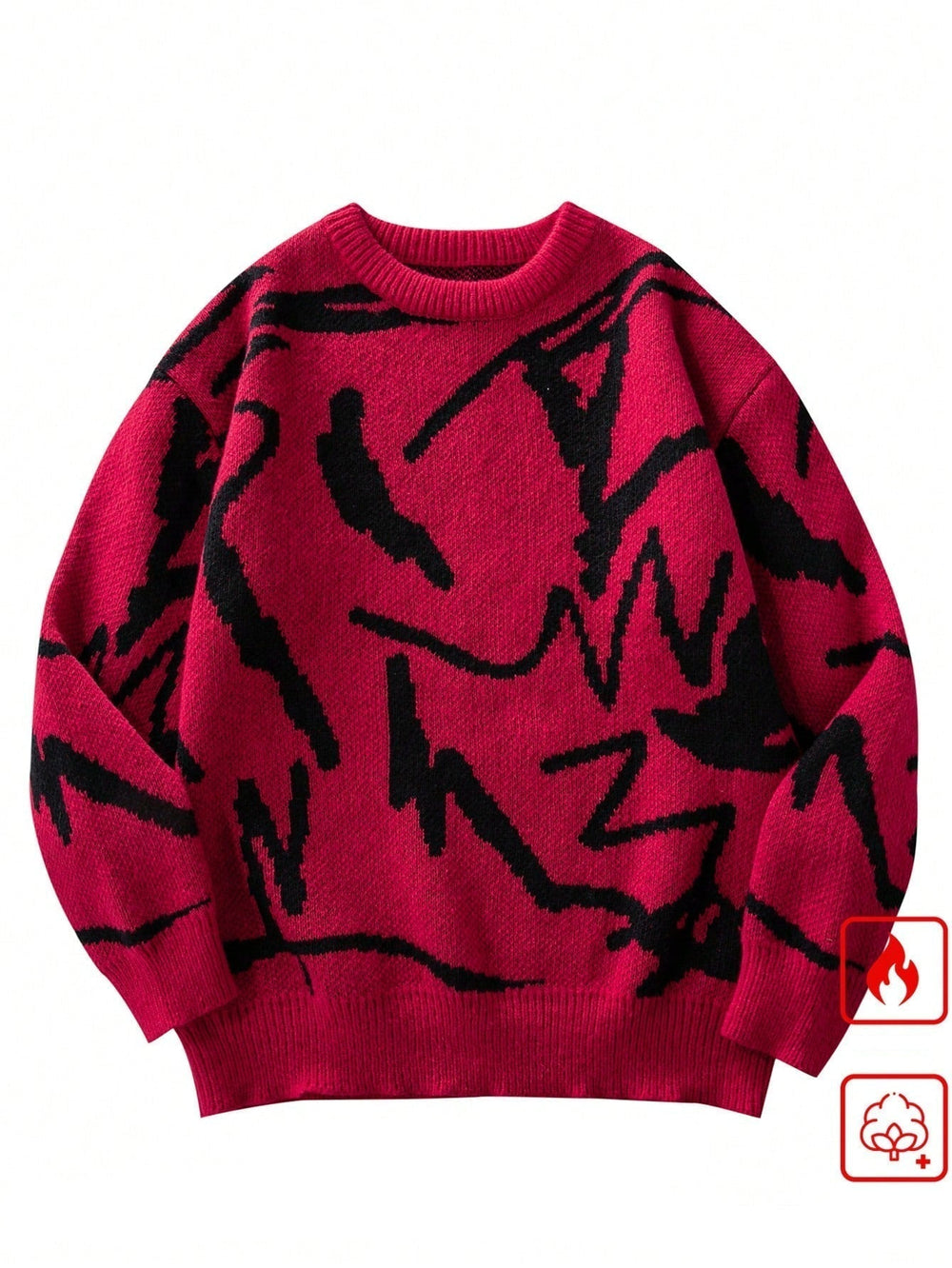 Men's Sweater with Graphic Print - Arvid
