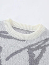 Men's Sweater with Graphic Print - Arvid