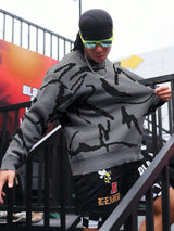 Men's Sweater with Graphic Print - Arvid