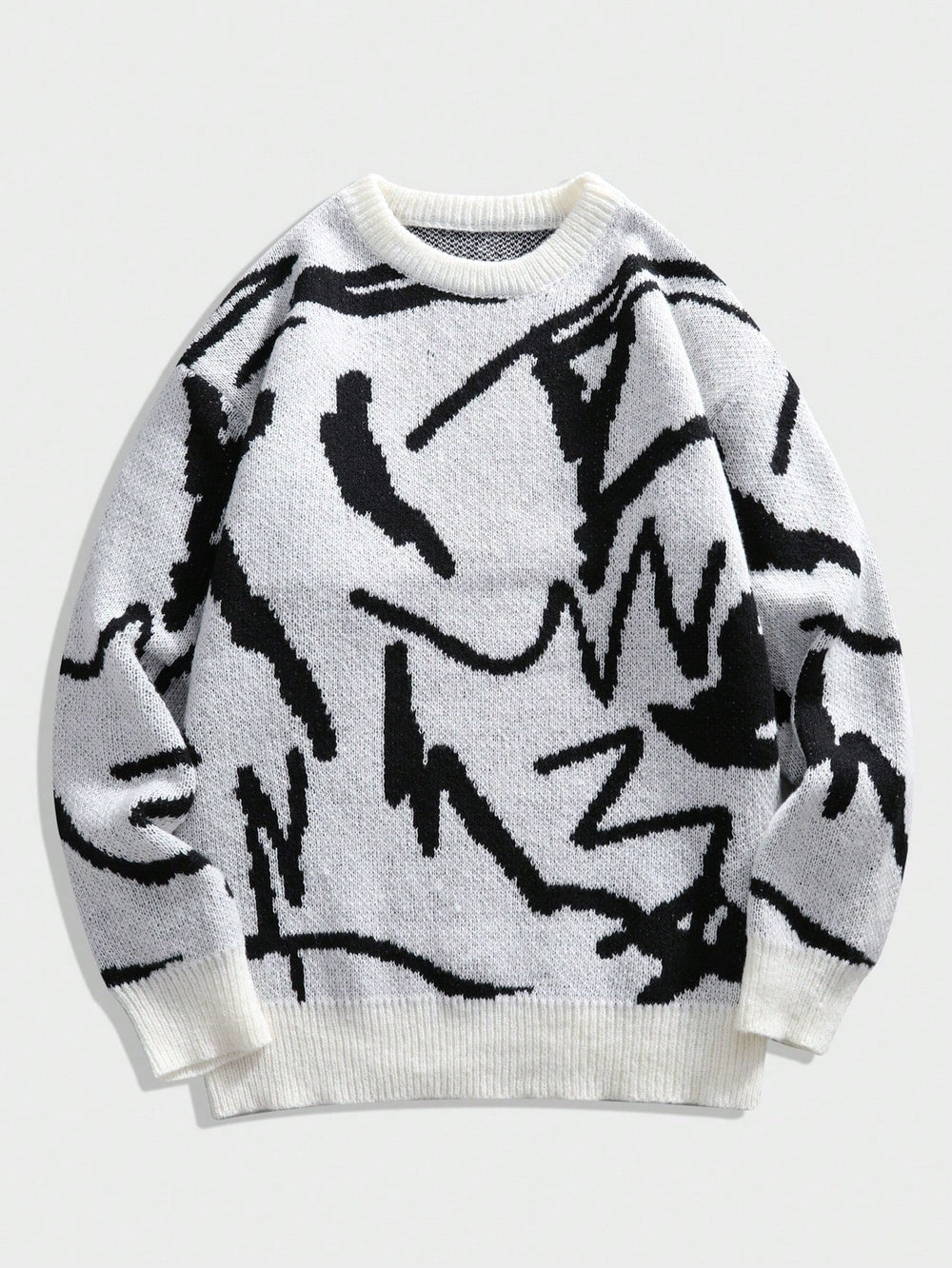Men's Sweater with Graphic Print - Arvid
