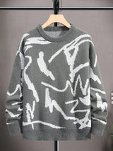 Men's Sweater with Graphic Print - Arvid