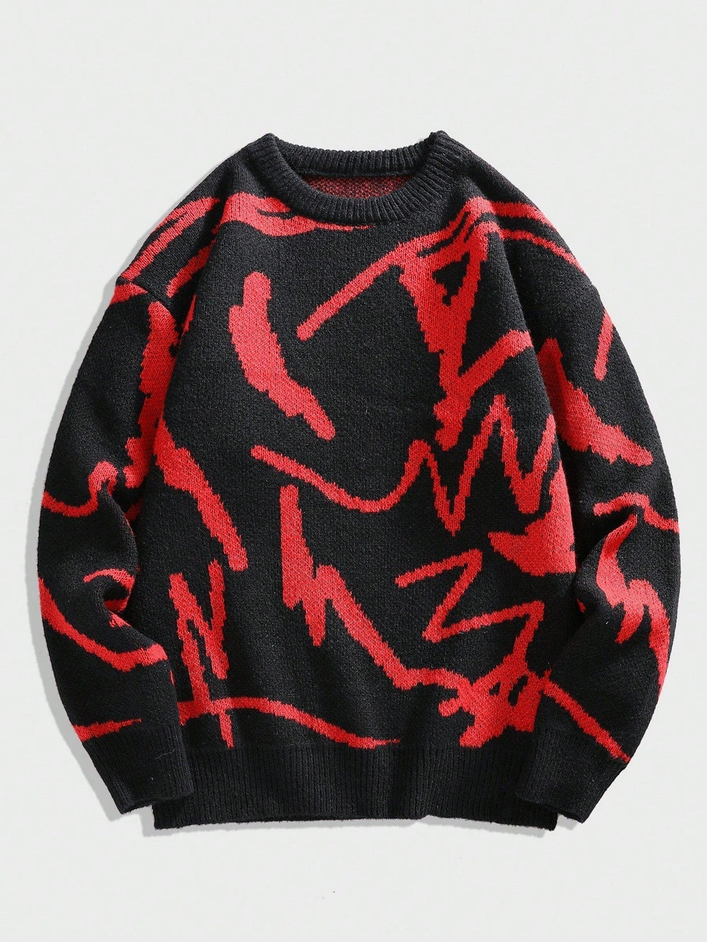 Men's Sweater with Graphic Print - Arvid