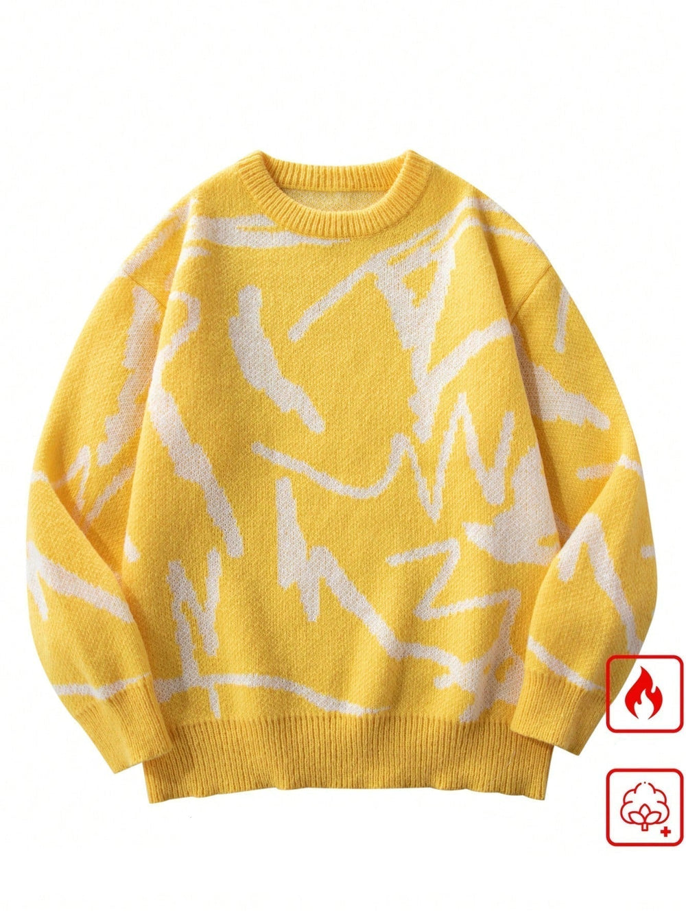 Men's Sweater with Graphic Print - Arvid