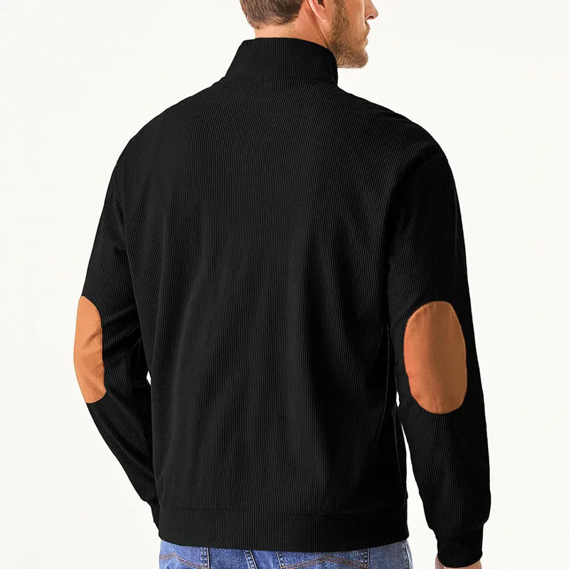 Men's Sweater with Stand-up Collar - Liam - 18