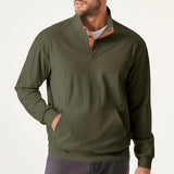Men's Sweater with Stand-up Collar - Liam - 3