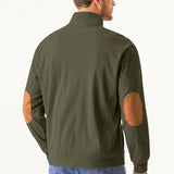Men's Sweater with Stand-up Collar - Liam - 6