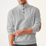 Men's Sweater with Stand-up Collar - Liam - 7