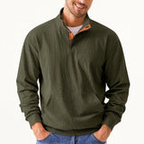 Men's Sweater with Stand-up Collar - Liam