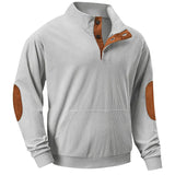 Men's Sweater with Stand-up Collar - Liam - 8