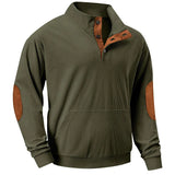 Men's Sweater with Stand-up Collar - Liam - 5