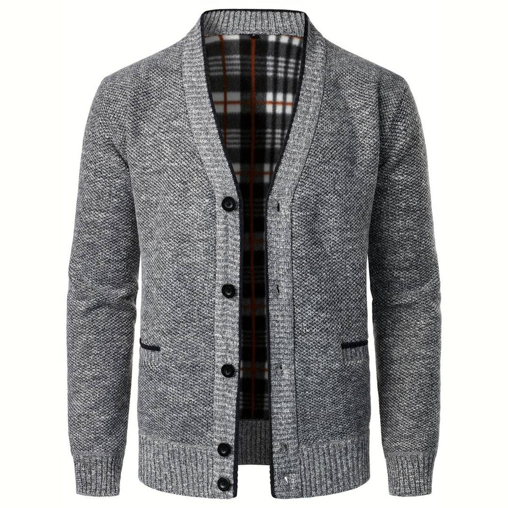 Men's sweater with V-neck - Aspen